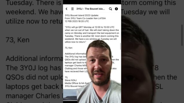 3Y0J Bouvet is going QRT