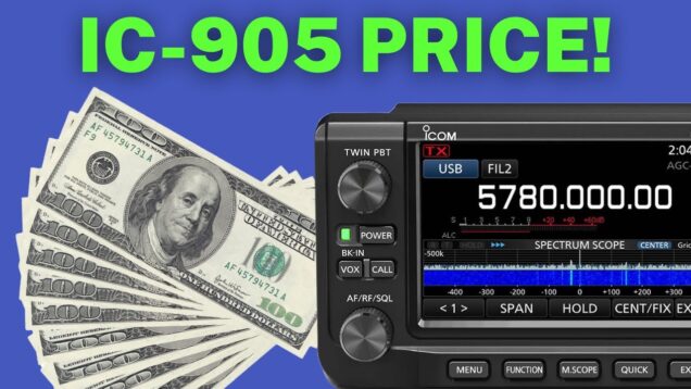 The Icom IC-905 Price is Finally REVEALED!