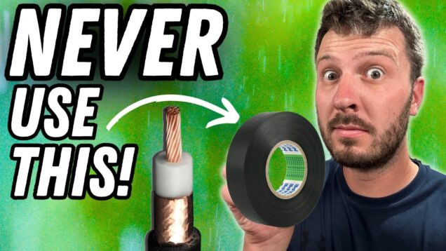 Waterproof COAX Cable the Way The Techs Do It!