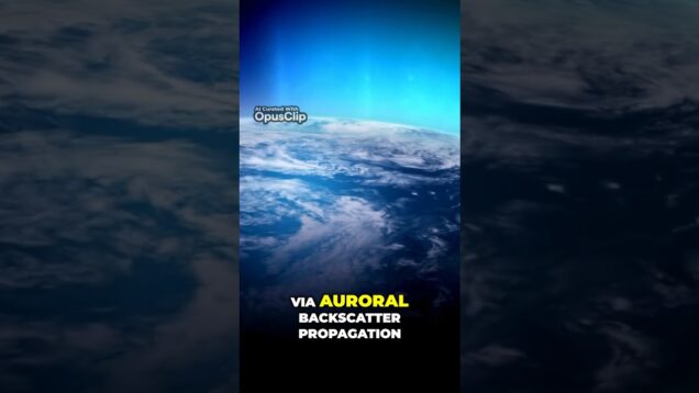 Bouncing Radio Signals off Auroras