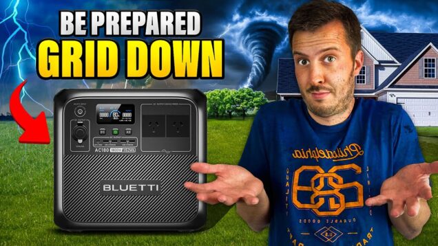 Ham Radio Comms *SHTF* – POWER BACKUP! (Bluetti AC180)
