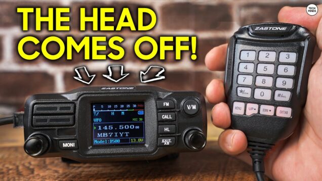 Zastone D500 – New Dual Band Transceiver With Detachable Head Unit