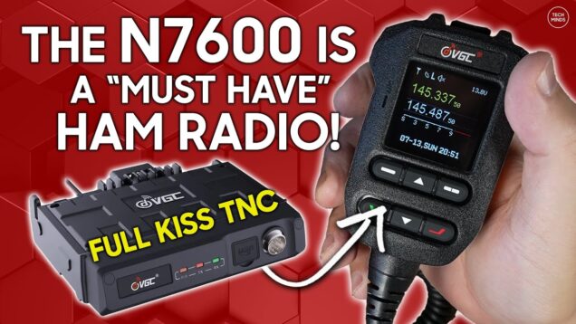 NEW VGC VR-N7600 Dual Band With Bluetooth KISS TNC