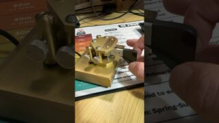 Practicing my Morse Code (CW)..