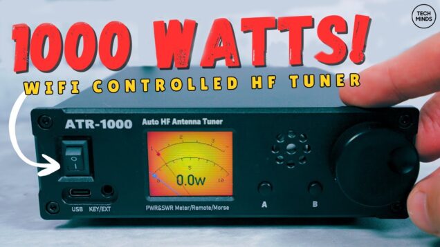 High Power Wifi Controlled HF Antenna Tuner – ATR-1000