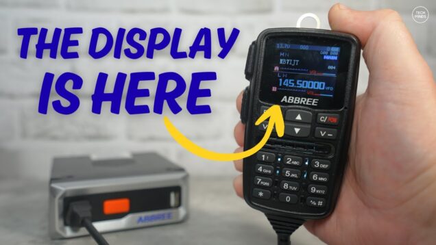 ABBREE AR-7600 Dual PTT HD Color Screen Mobile Radio